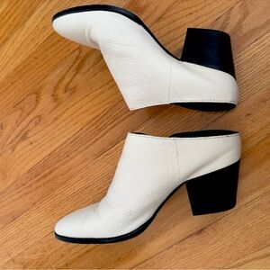 Dolce Vita white mules